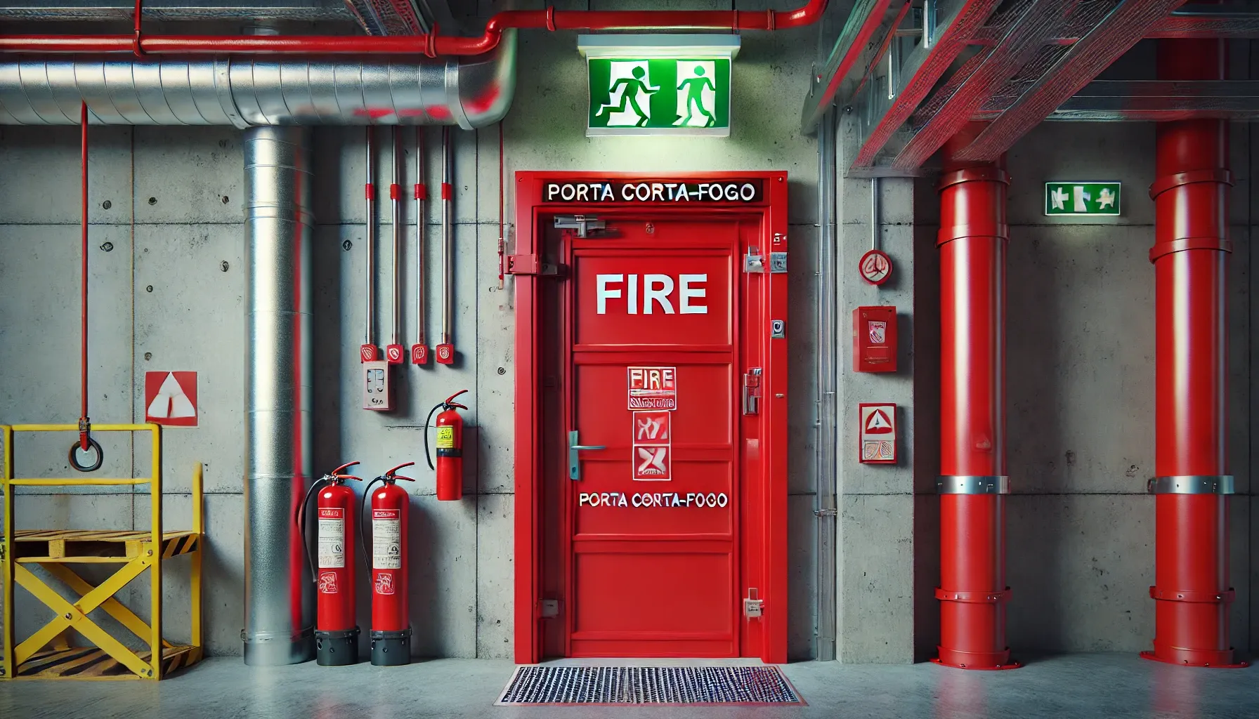 Porta corta fogo